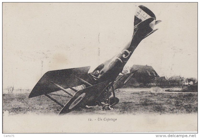 Aviation - Avion Accident Capotage  Avion De Chase Nieuport - 1919-1938: Between Wars