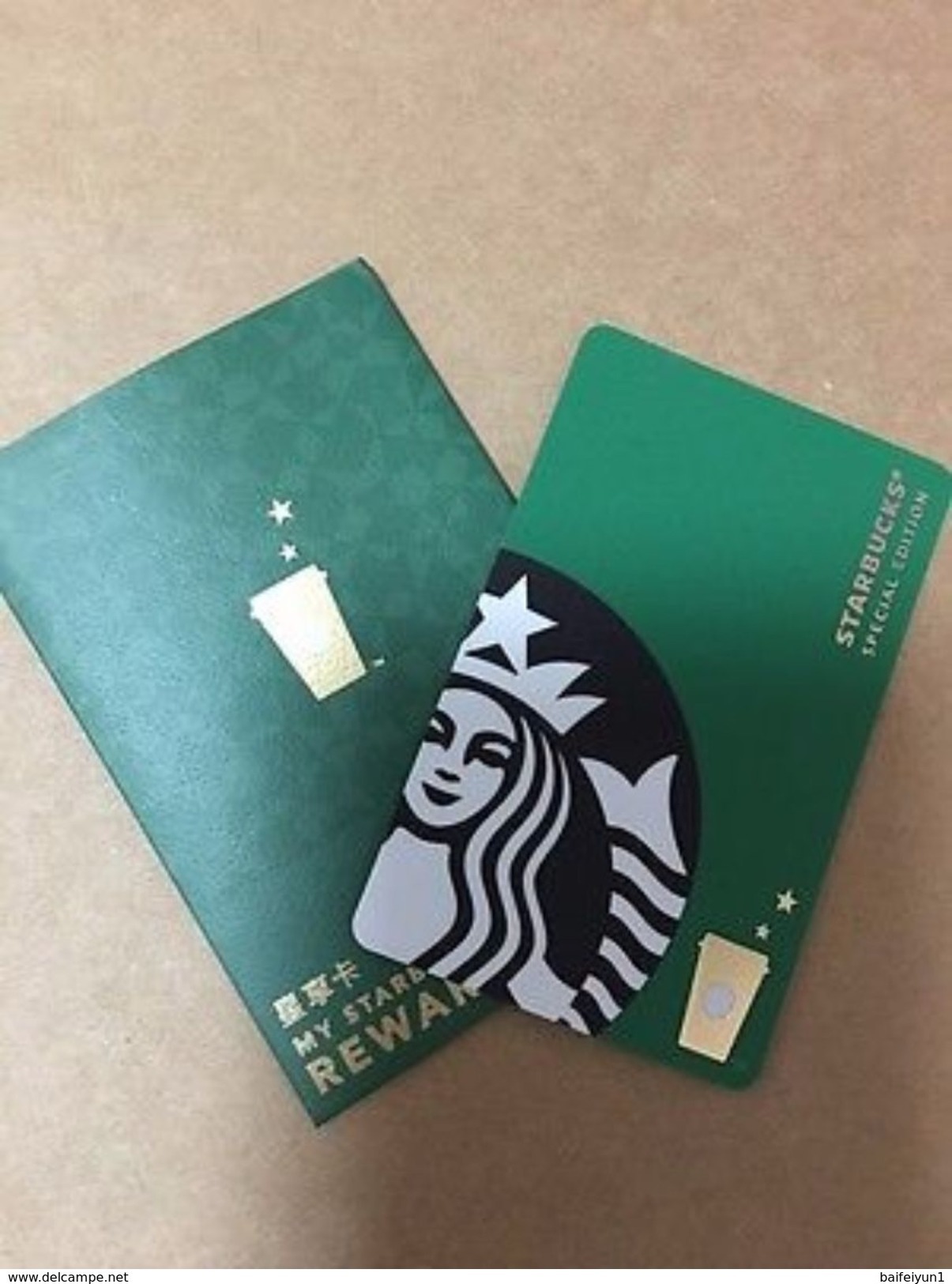 Starbucks 2017 China Siren Special Edition MSR Used Card With Sleeve - Gift Cards