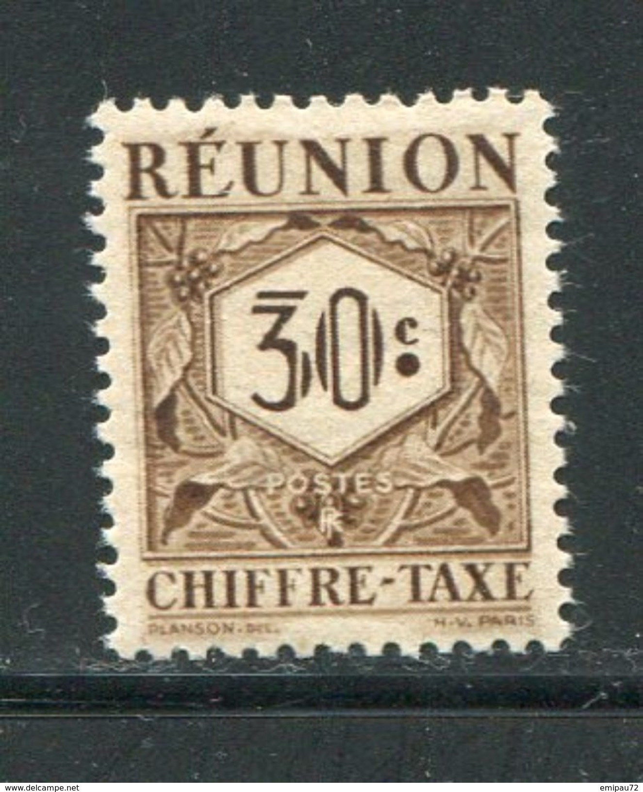 REUNION- Taxe Y&T N°27- Neuf Avec Charnière * - Timbres-taxe