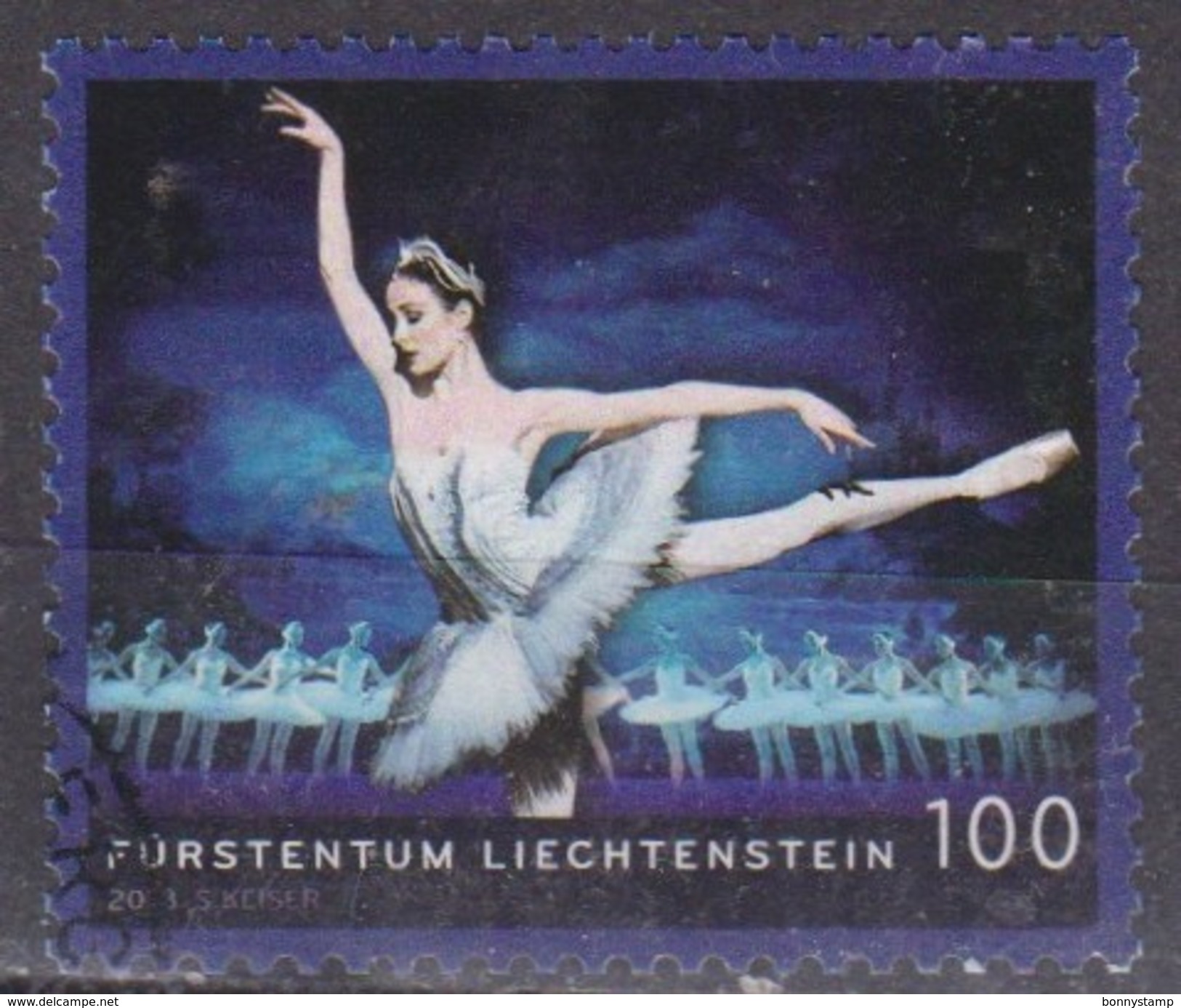 Liechtenstein, 2013 - 100rp Ballet Dancer -  Nr.1584 Usato° - Gebraucht