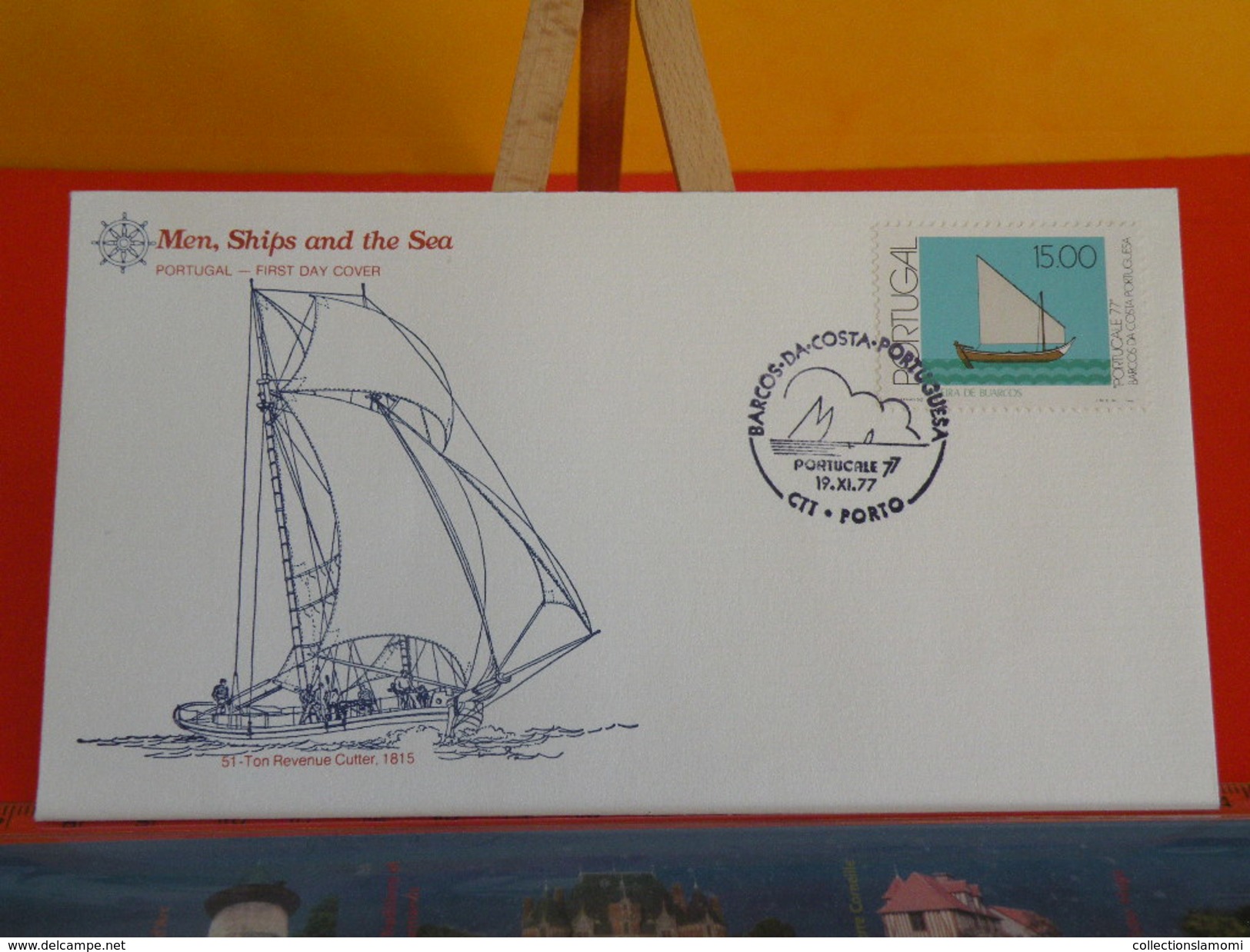 Voilier > Schooner 51 Ton Revenue Cutter 1815 > Portugal > 19.11.1977 - FDC 1er Jour - FDC