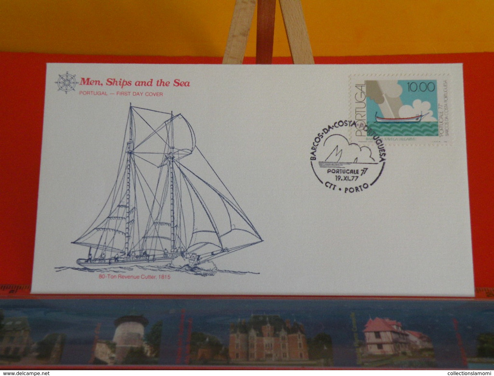 Voilier > Schooner 80 Ton Revenue Cutter 1815 > Portugal > 19.11.1977 - FDC 1er Jour - FDC