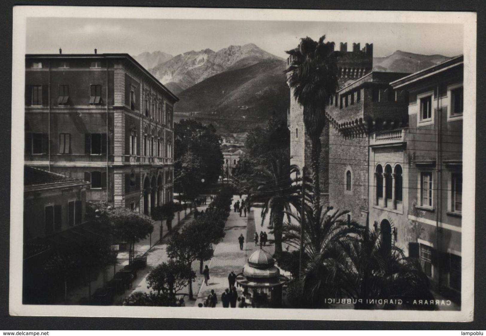 Apuania Carrara - Giardini Pubblici - Viaggiata Per Firenze Il 24.2.1939 - Autografo Aldo Toscanini - Carrara