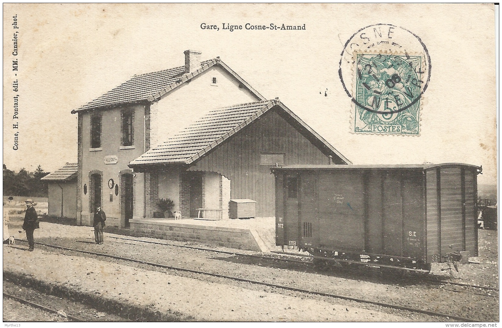 58  ALLIGNY GARE  Ligne Cosne St Amand - Other & Unclassified