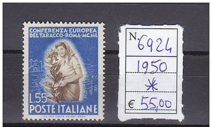 Conferenza Europea Del Tabacco A Roma - 11 Settembre 1950 - Altri & Non Classificati