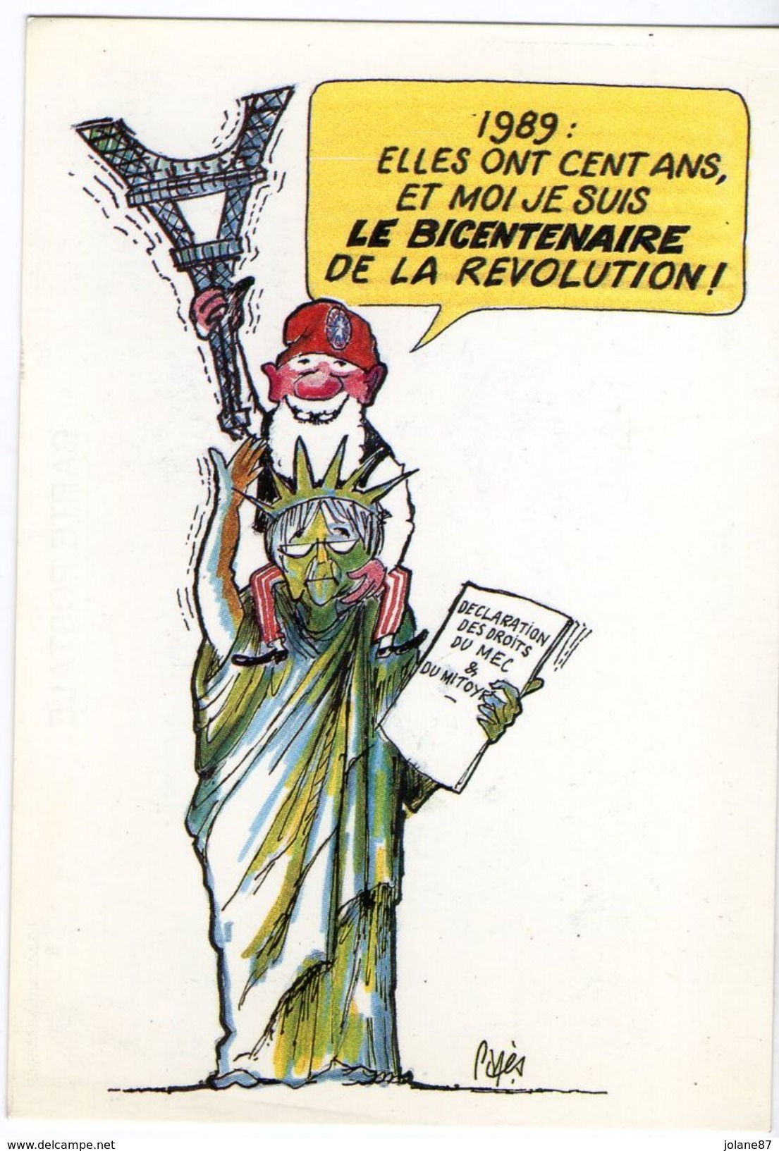 CPM      ILLUSTRATEUR RAYMOND PAGES       BICENTENAIRE DE LA REVOLUTION FRANCAISE - Pages