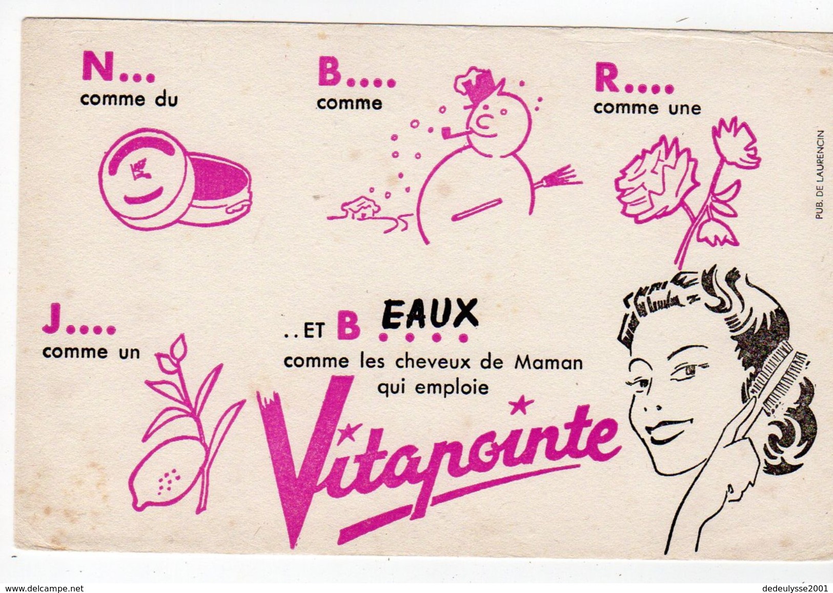 Oct17   80000   Buvard    Vitapointe - Parfums & Beauté