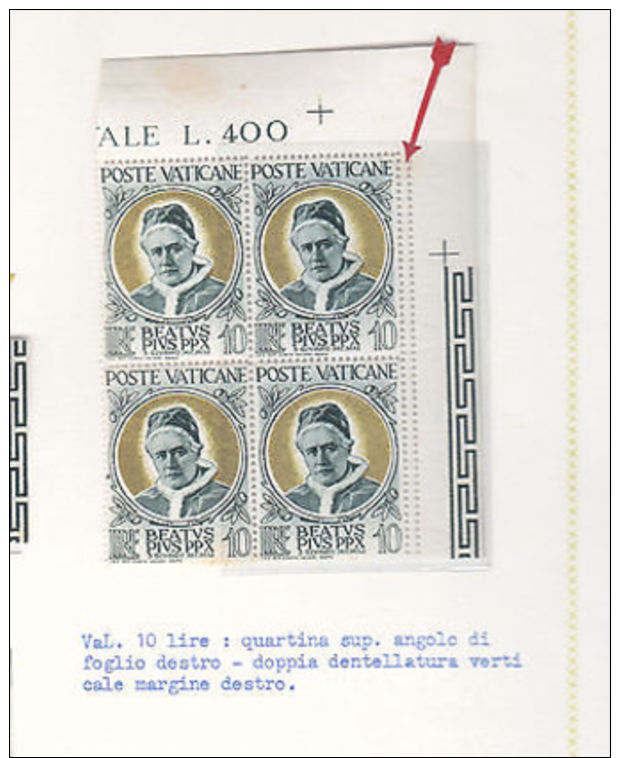 Beatificazione Di Pio X - 3 Giugno 1951 - Varieta' - Altri & Non Classificati