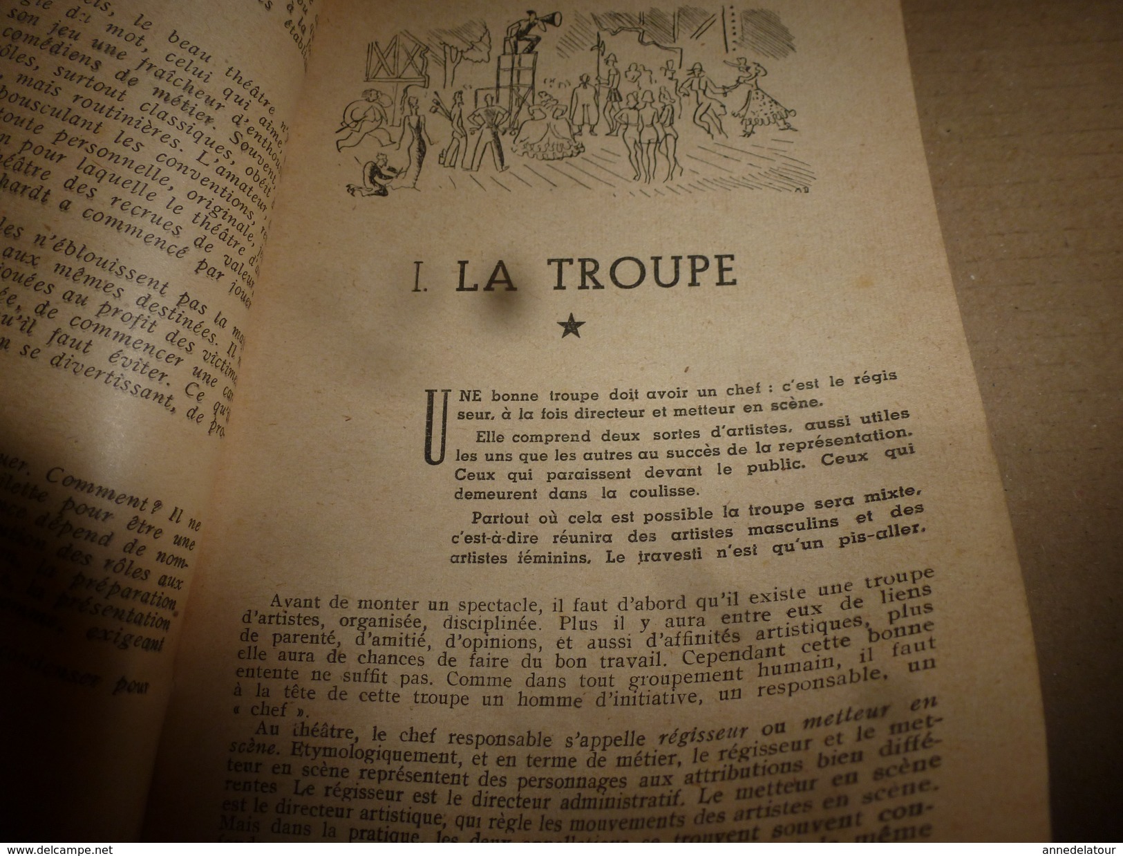 1945 Pour bien jouer le THEÂTRE d'AMATEUR  , par Luc Alban  (108 pages)