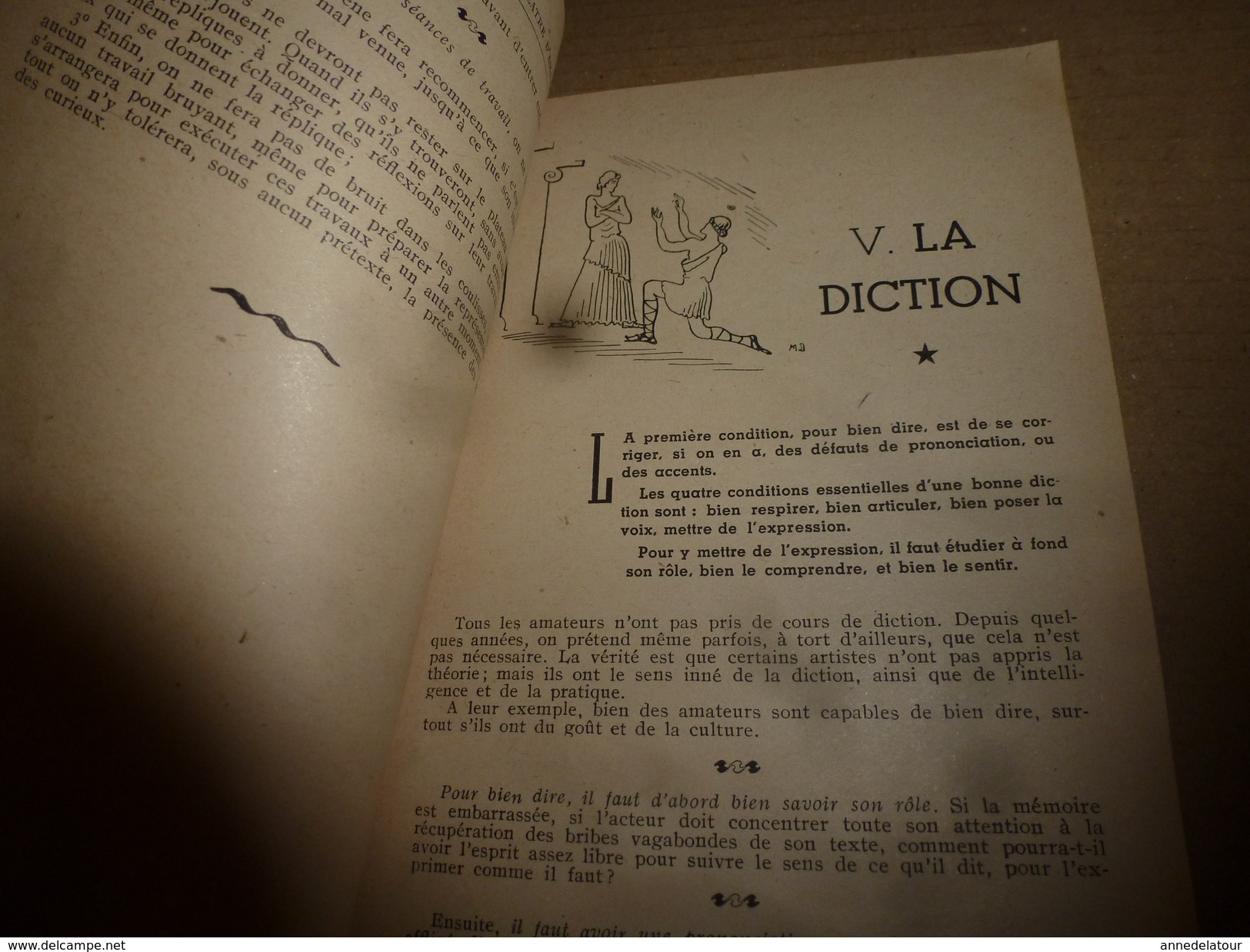 1945 Pour bien jouer le THEÂTRE d'AMATEUR  , par Luc Alban  (108 pages)
