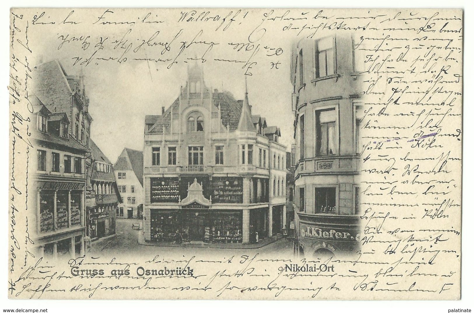 Osnabrück Nikolai-Ort 1901 - Bückeburg