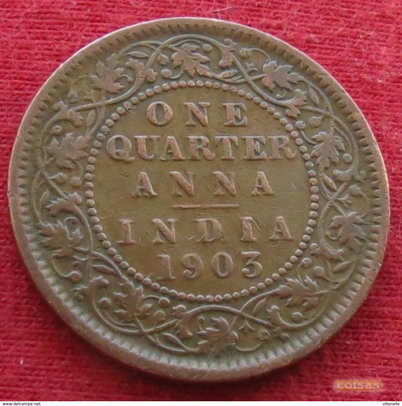 British  India 1/4 Anna 1903 (c) KM# 501  Inde Indie Britanica Indien Indies - India