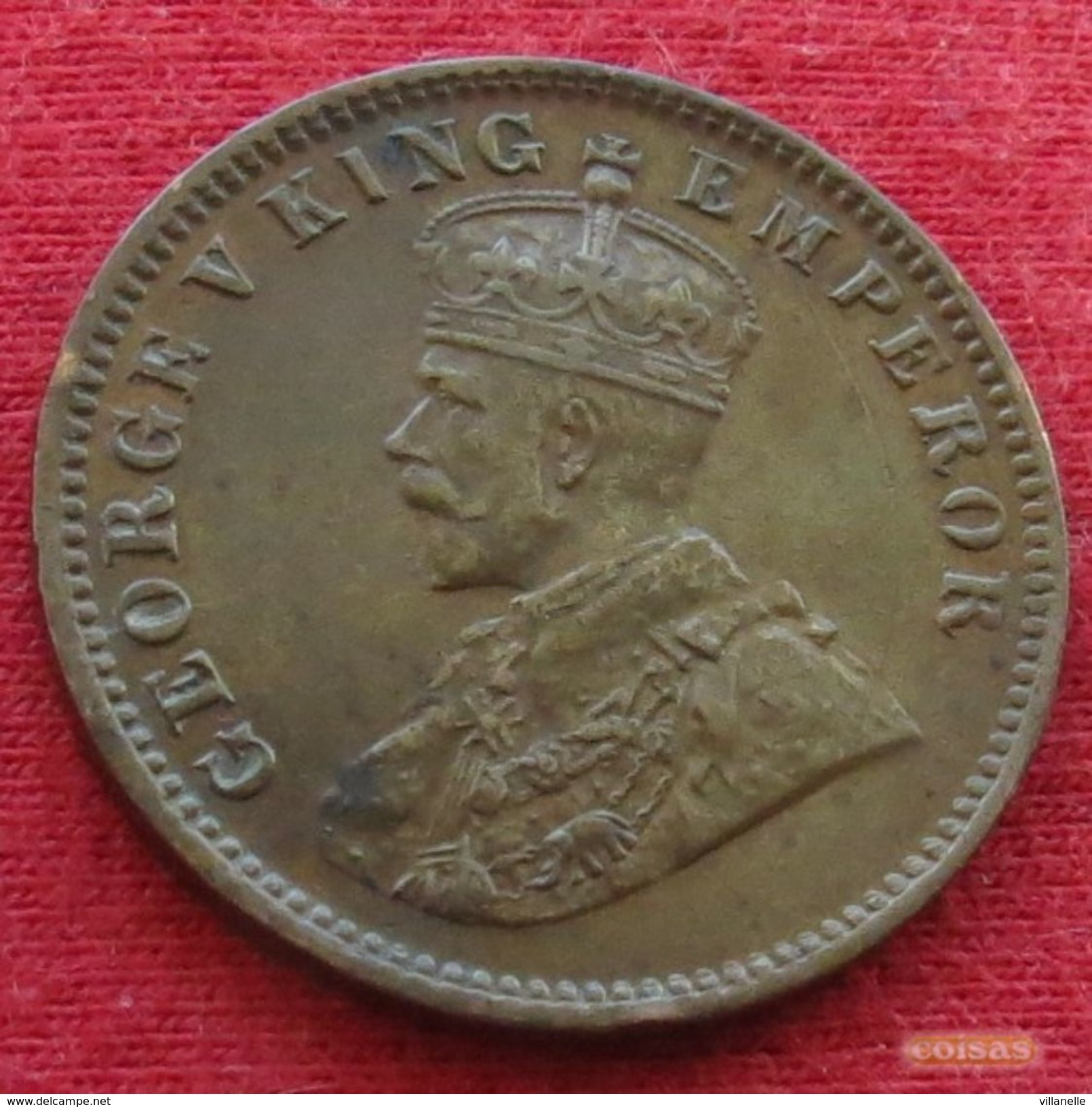 British  India 1/4 Anna 1918 (c) KM# 512  Inde Indie Britanica - Inde