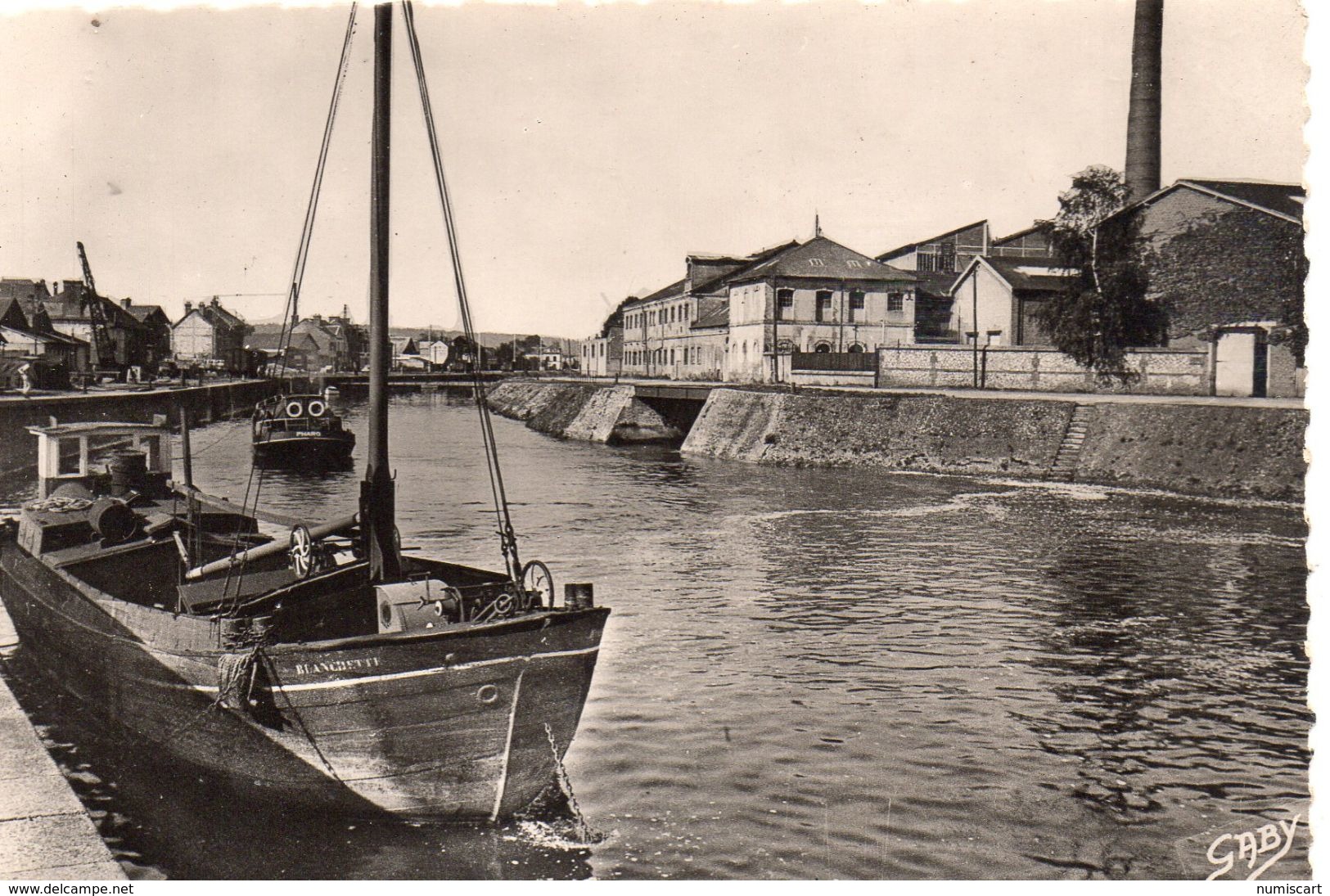 Pont-Audemer La Rivière La Risle Gabare Péniche Batellerie Navigation - Pont Audemer