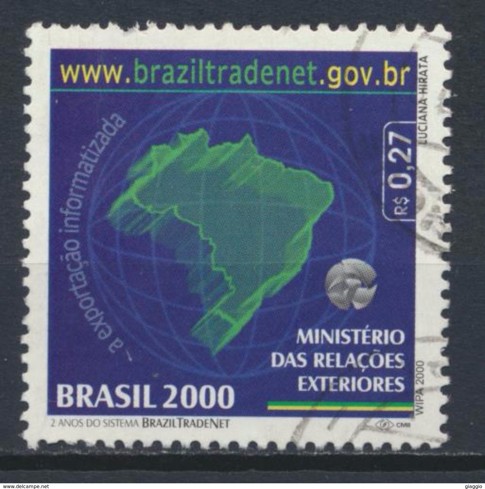 °°° BRASIL - Y&T N°2581 - 2000 °°° - Used Stamps