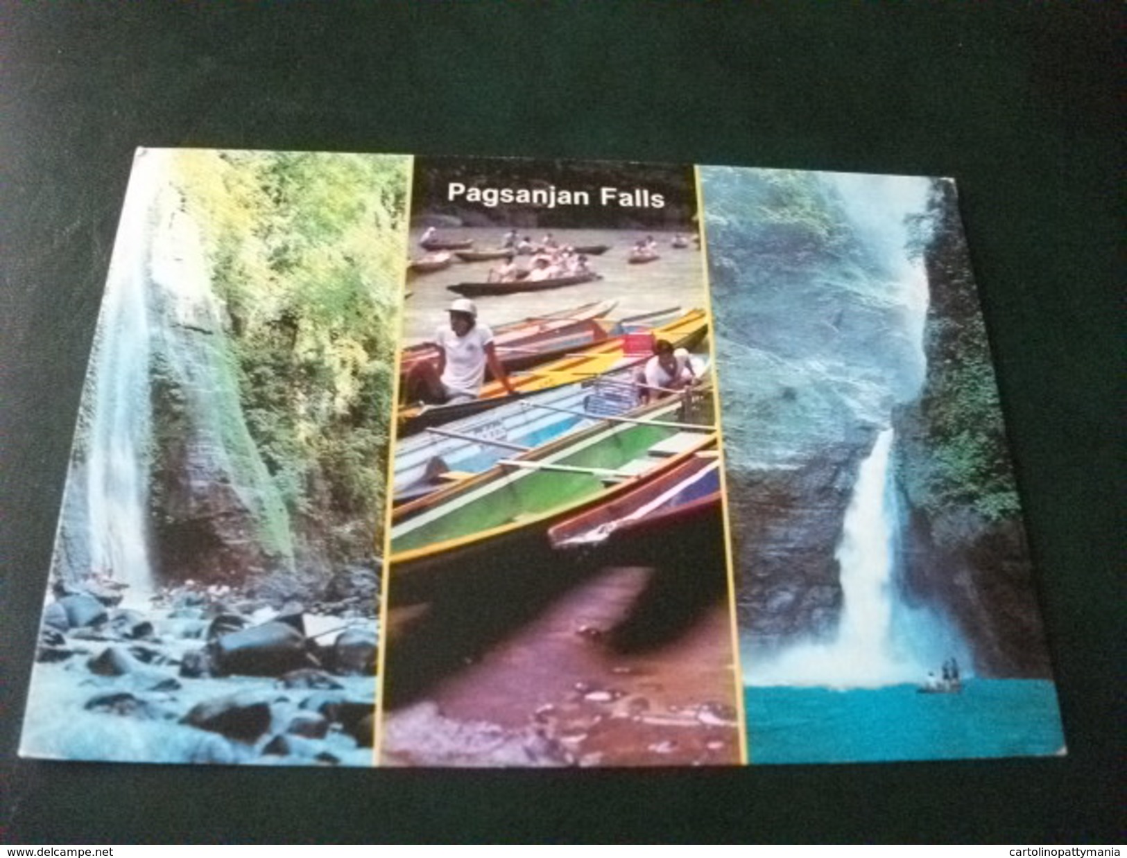 STORIA POSTALE FRANCOBOLLO COMMEMORATIVO PILIPINAS FILIPPINE  PAGSANJAN FALLS  VEDUTE - Filippine