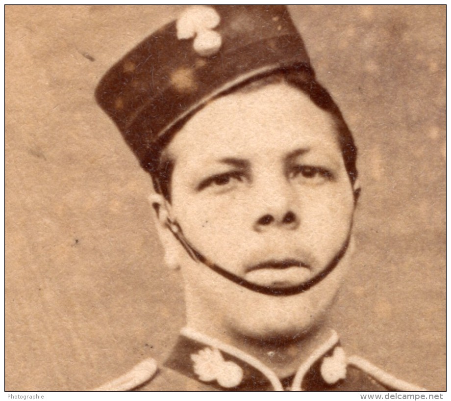 Jeune Homme Anglais En Uniforme Militaire Grenadier Guards Ancienne Photo CDV 1880 - Old (before 1900)