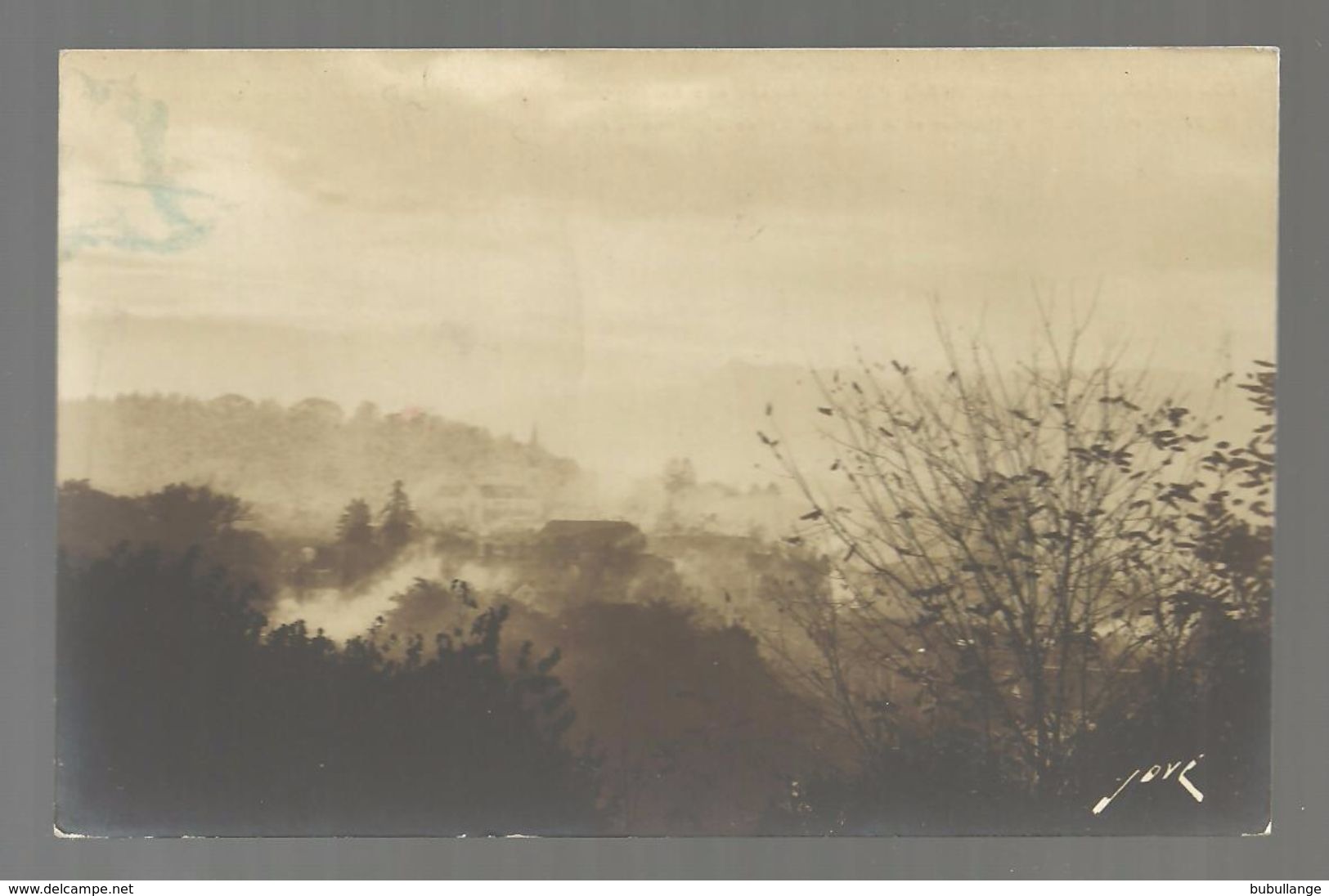 CPA Bizanos, Le Pic Du Midi De Bigorre Vus Du Palais D'hiver (Pau), Tirage Photo Aux Sels D'argent, édit Jové - Bizanos