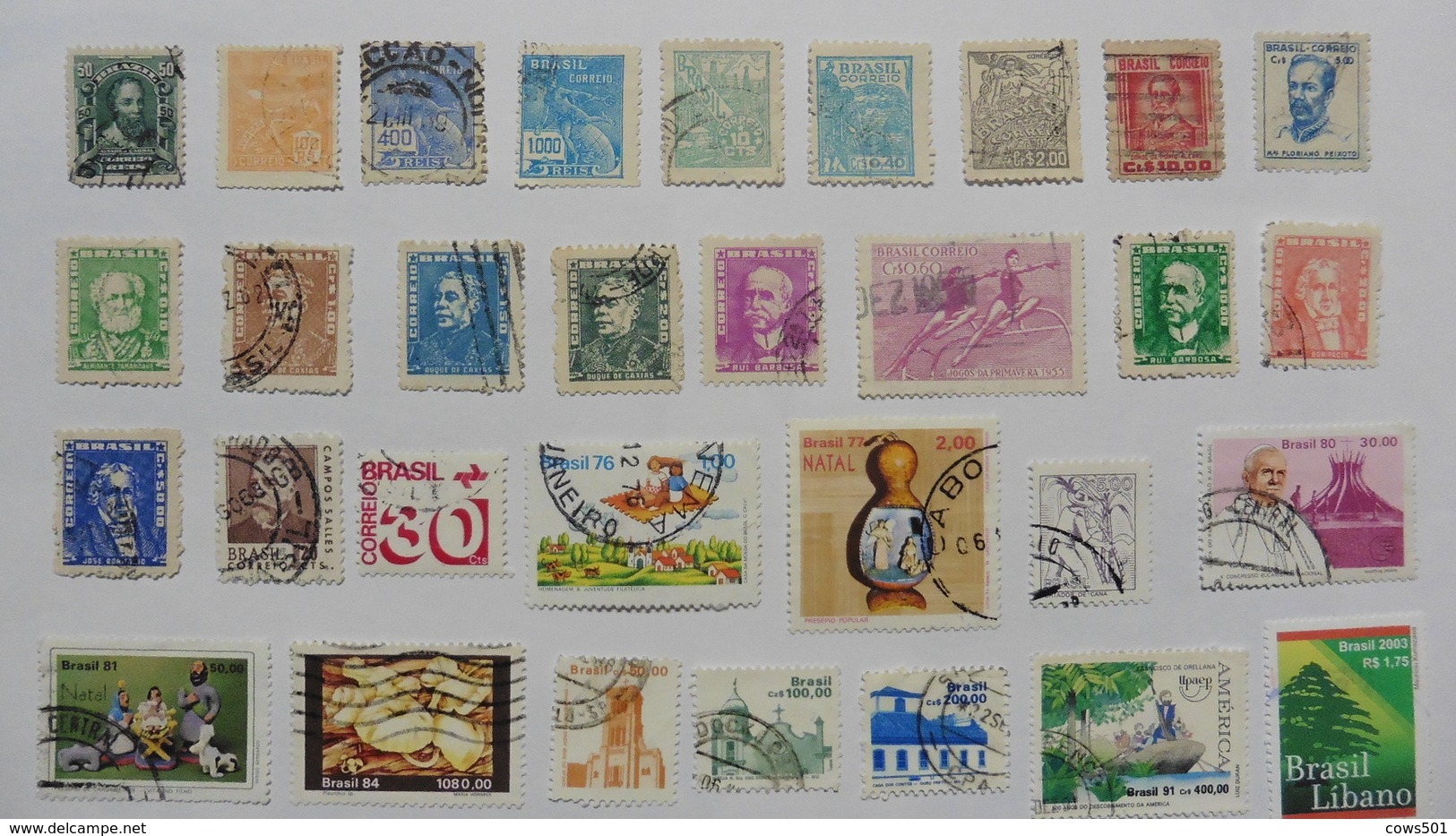 Brésil : 31 Timbres  Oblitérés - Lots & Serien