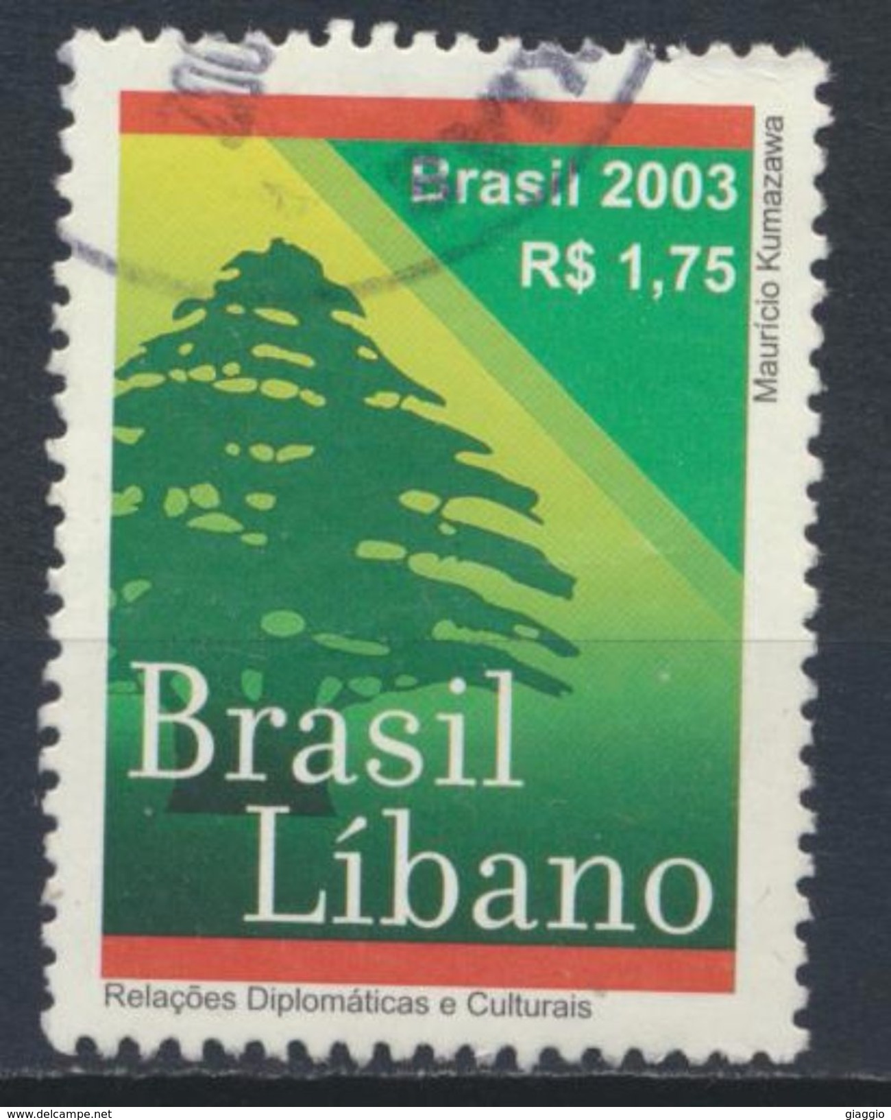 °°° BRASIL - Y&T N°2853 - 2003 °°° - Used Stamps