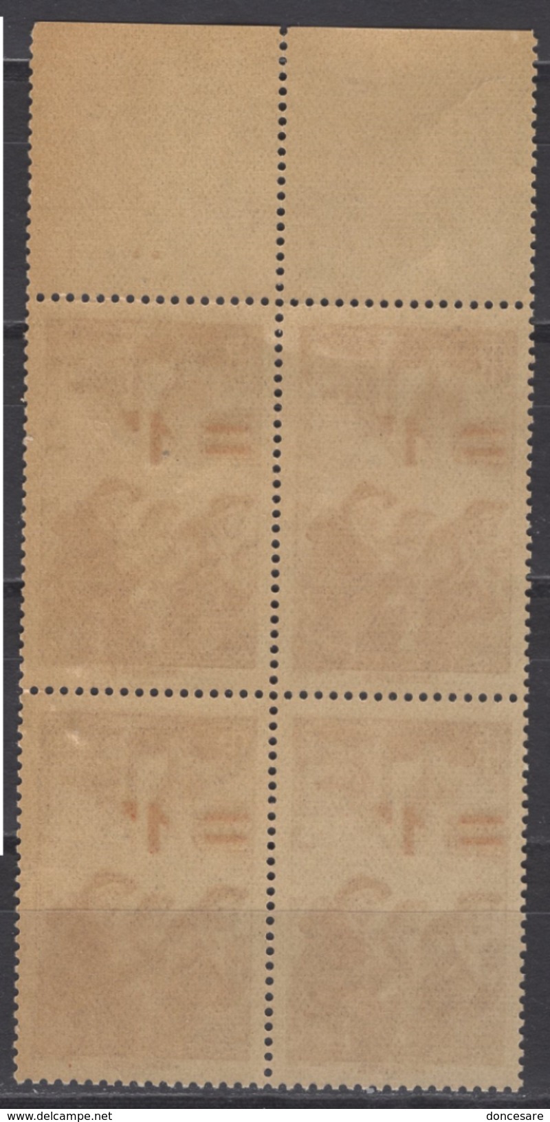 FRANCE 1941 - BLOC DE 4 TP Y.T. N° 489 - NEUFS** /W33 - Unused Stamps