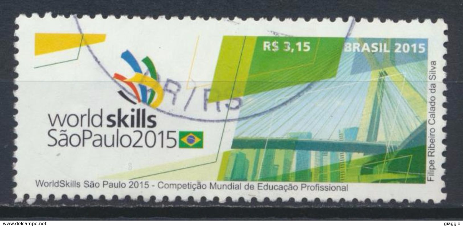 °°° BRASIL - WORLD SKILLS SAO PAULO 2015 °°° - Used Stamps