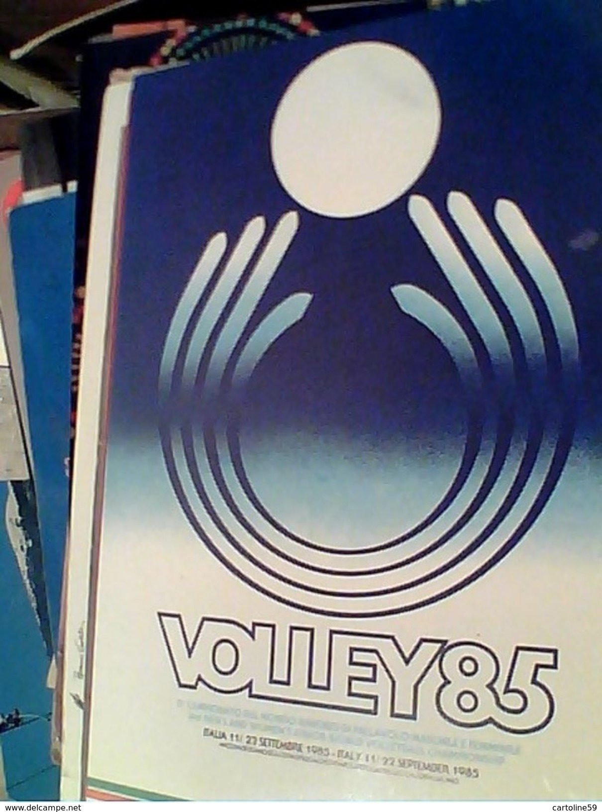 PALLAVOLO  VOLLEY 3° CAMPIONATO JUNIORES 1985 N1985  GI17493 - Volleyball