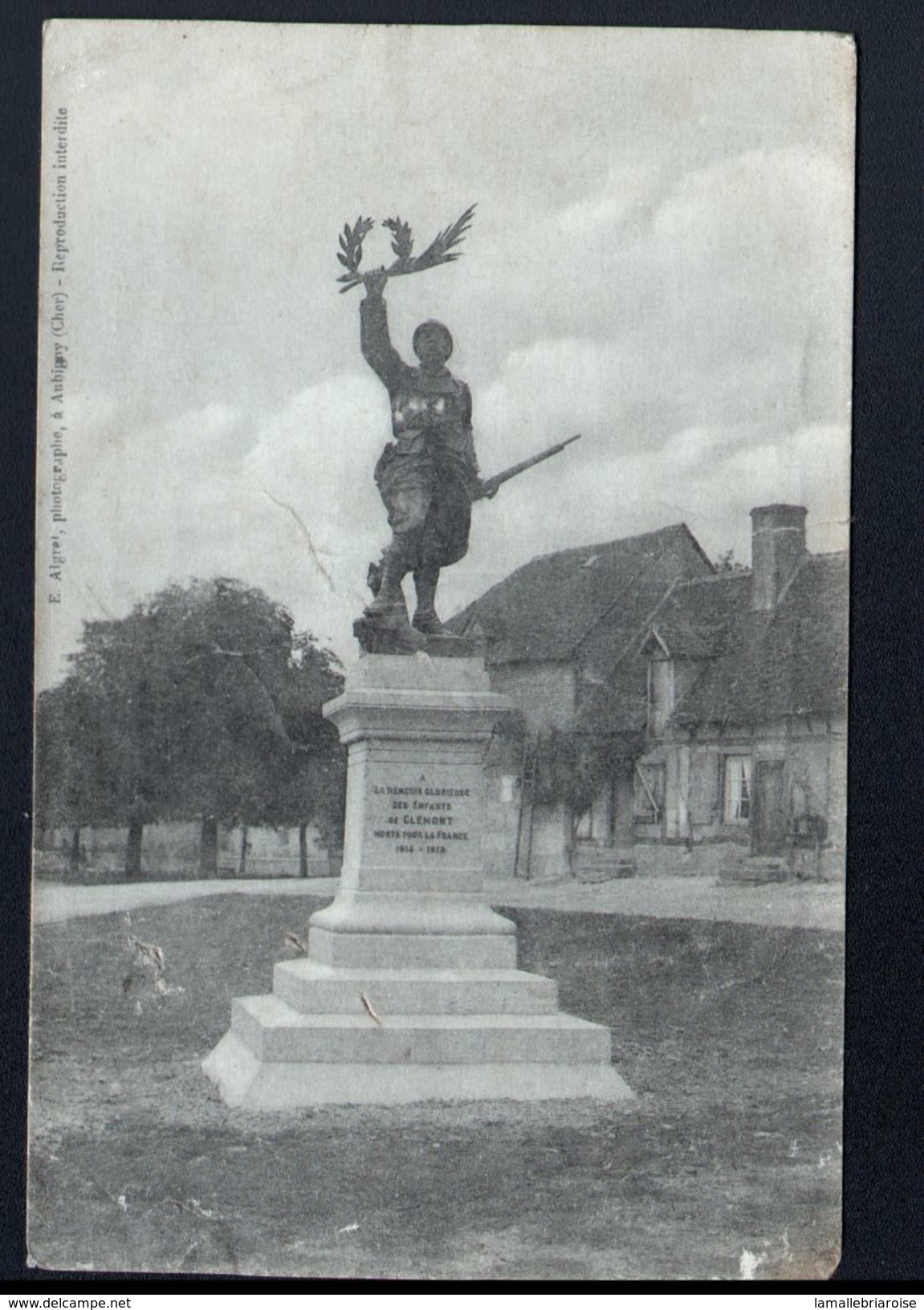 18, Clemont, Monument Aux Enfants De Clemont - Clémont