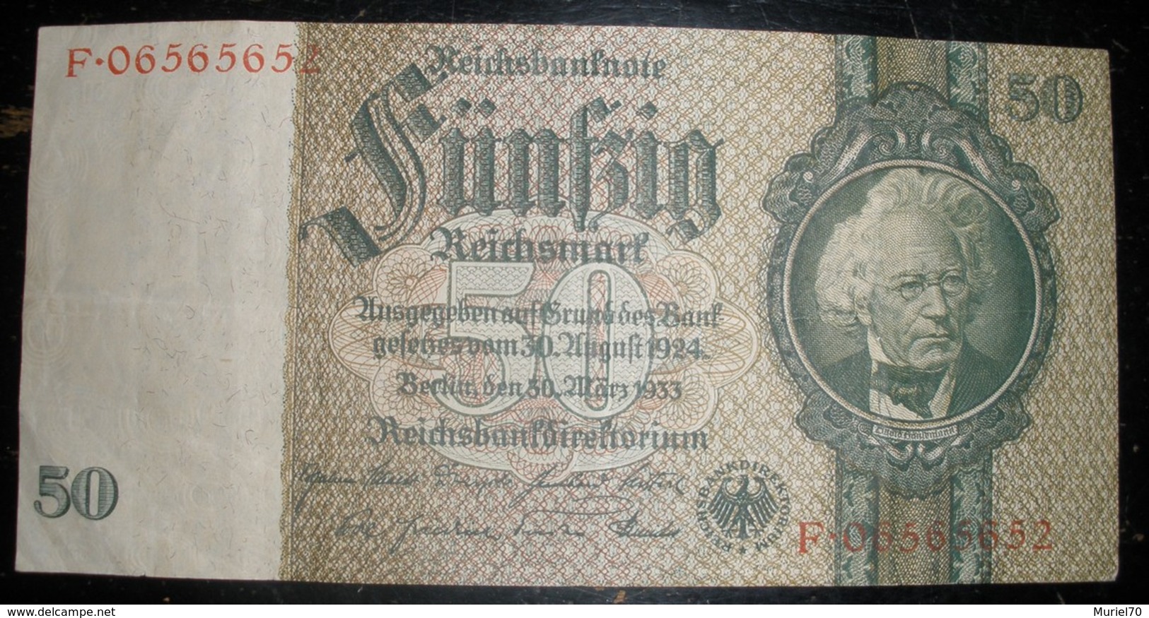 Billet 50 Reichsmark SUPERBE ETAT - 1939-45