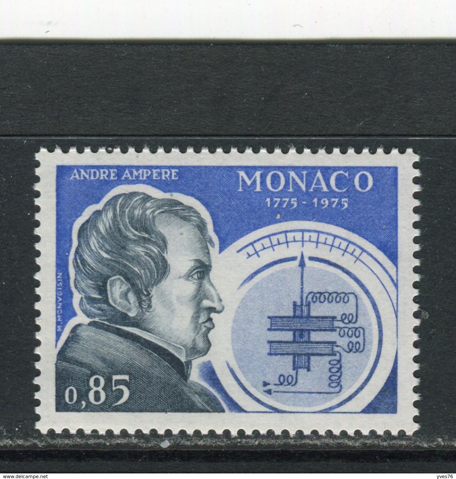 MONACO - Y&T N° 1041** - André Ampère - Neufs