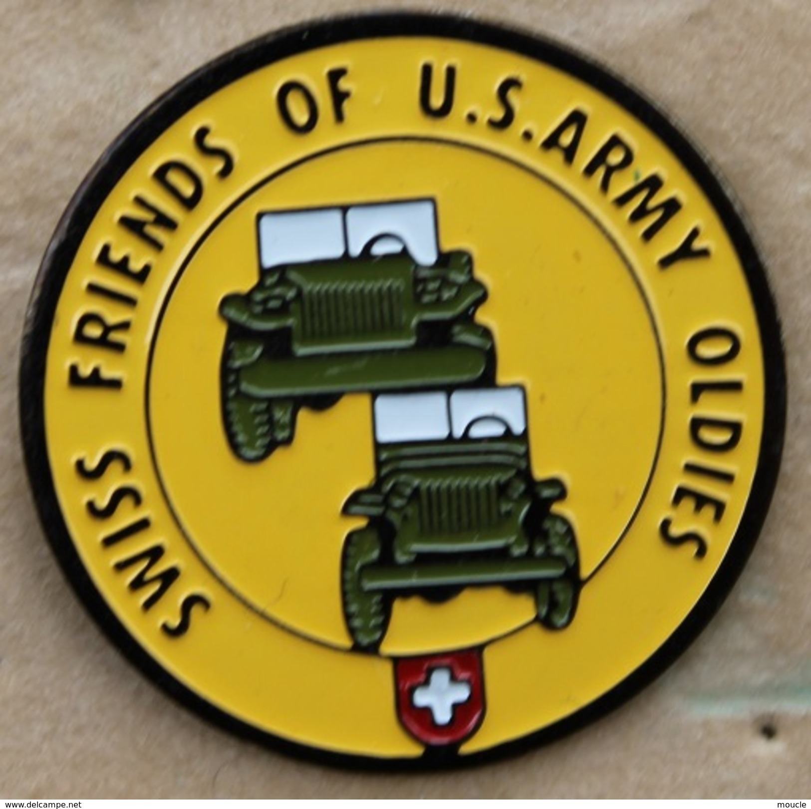 SWISS FRIENDS OF U.S. ARMY OLDIES - AMIS SUISSE DE L'U.S. ARMY - JEEP - VEHICULE  - SCHWEIZ -  SWITZERLANND -       (19) - Asociaciones