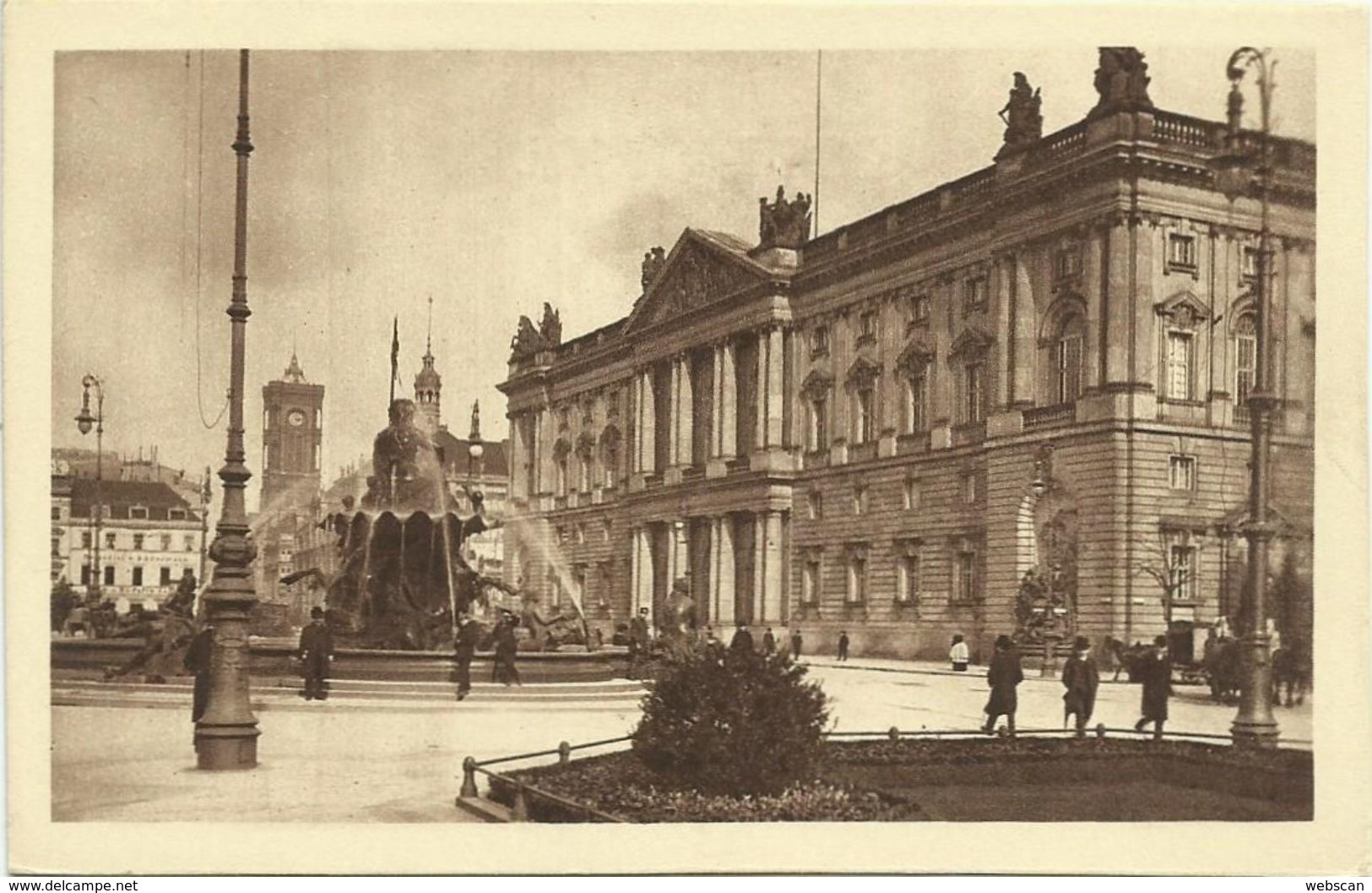 AK Berlin Marstall Begas-Brunnen & Rathaus Heliogravüre ~1920 #352 - Mitte