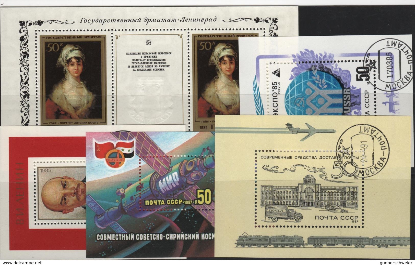 RUS-LOT2 - RUSSIE Lot De 21 Blocs Neufs** Ou Oblitérés - Collections