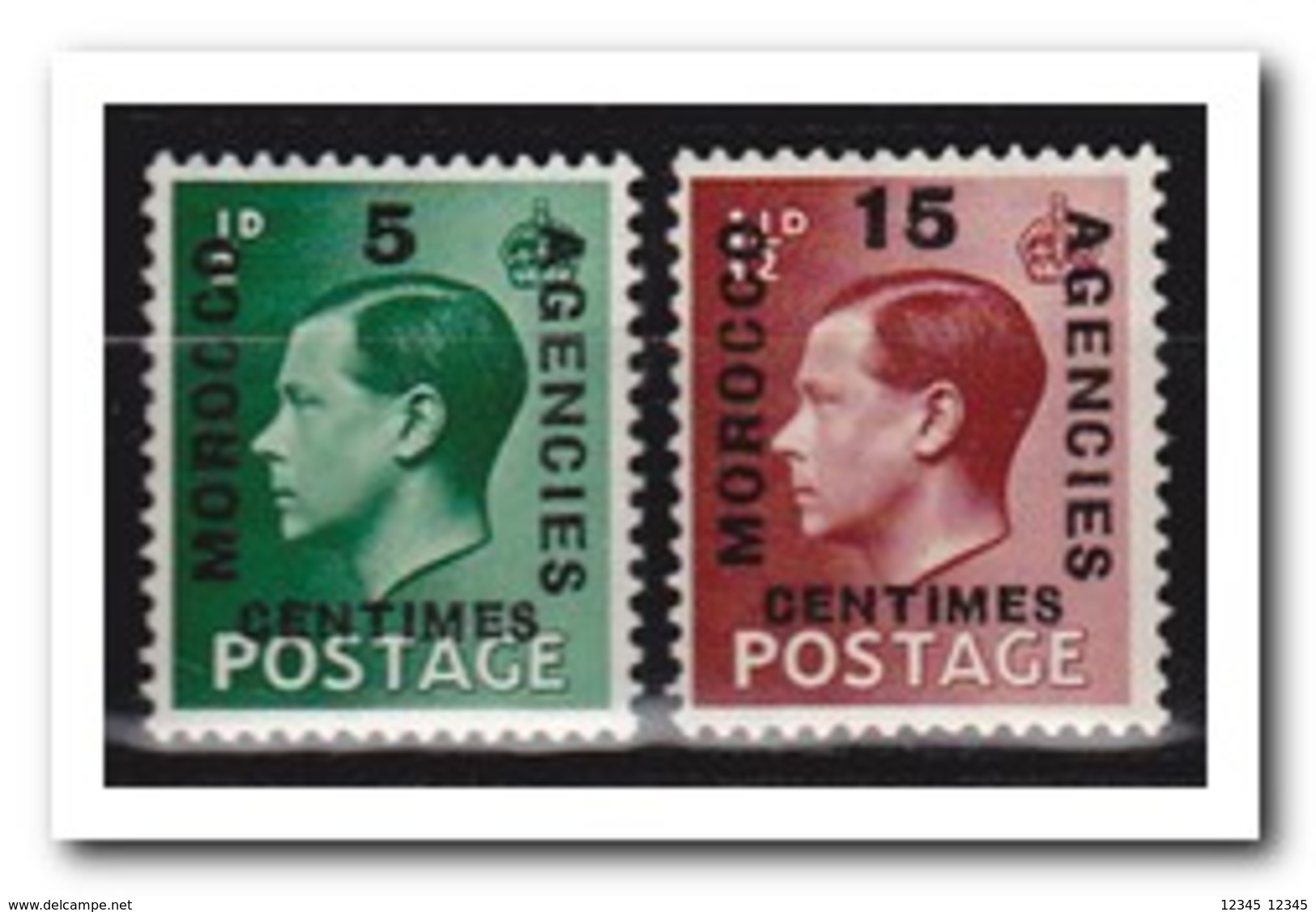 Marokko 1936, Britisch Post, Postfris MNH ( Gum 2nd Stamp Not 100% ) - Marokko (1956-...)