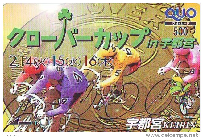 Carte Prépayée  Japon * Cyclisme (1272) RADFAHREN *  BICYCLE * Wielrennen * FIETSEN * Cycling * Prepaidcard TELEFONKARTE - Sport