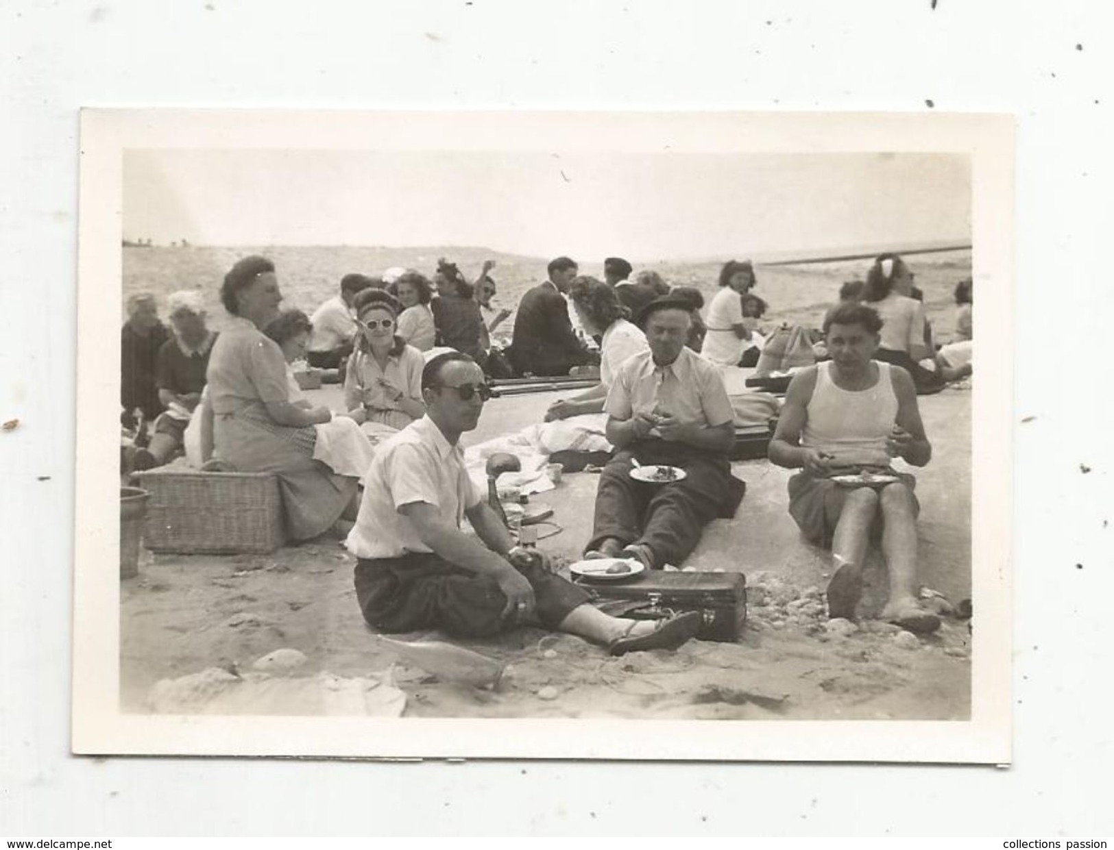 Photographie , Pique Nique Au Bord De La Mer , 9 X 6 - Sports