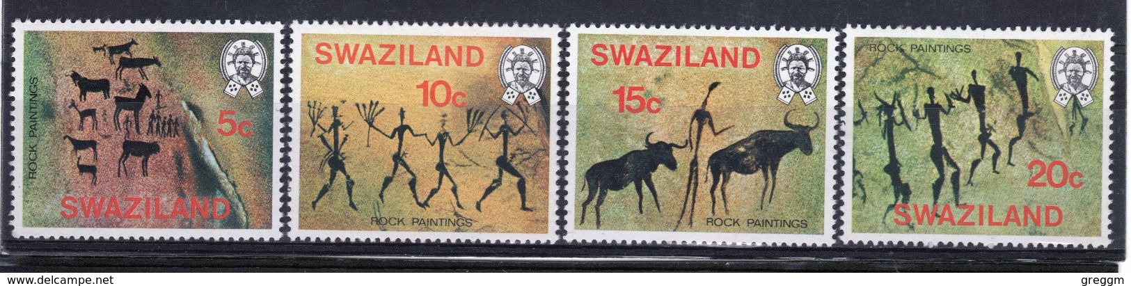 Swaziland Set Of Stamps To Celebrate Rock Paintings 1977. - Swaziland (1968-...)