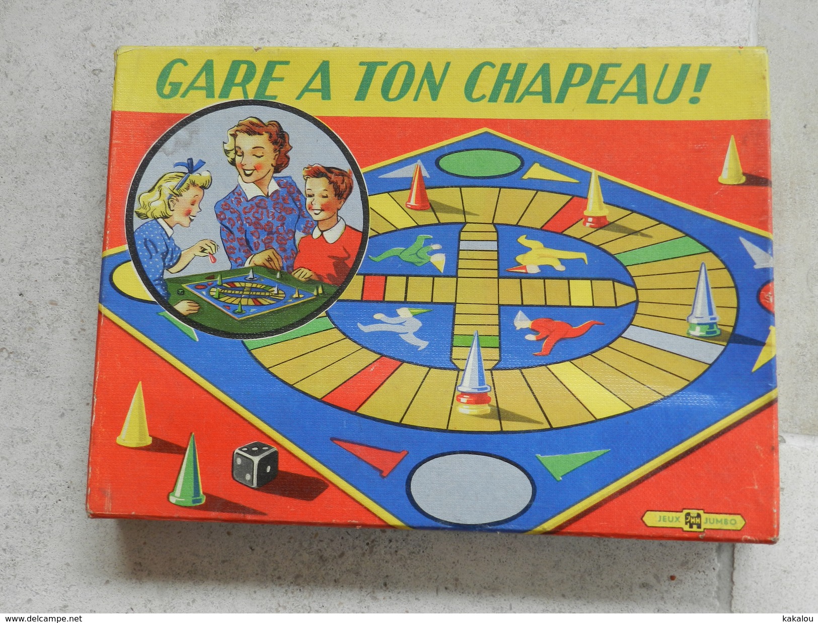 Jeu Ancien GARE A TON CHAPEAU - Jouets Anciens