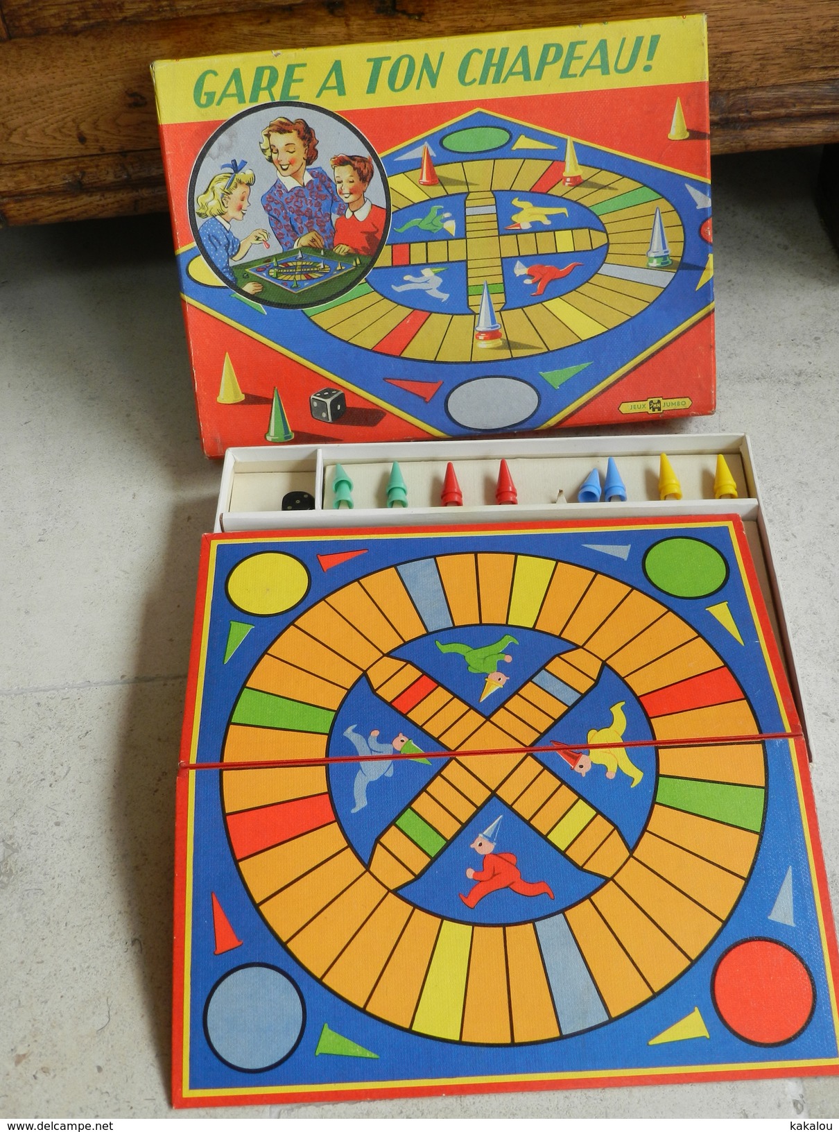 Jeu Ancien GARE A TON CHAPEAU - Jouets Anciens