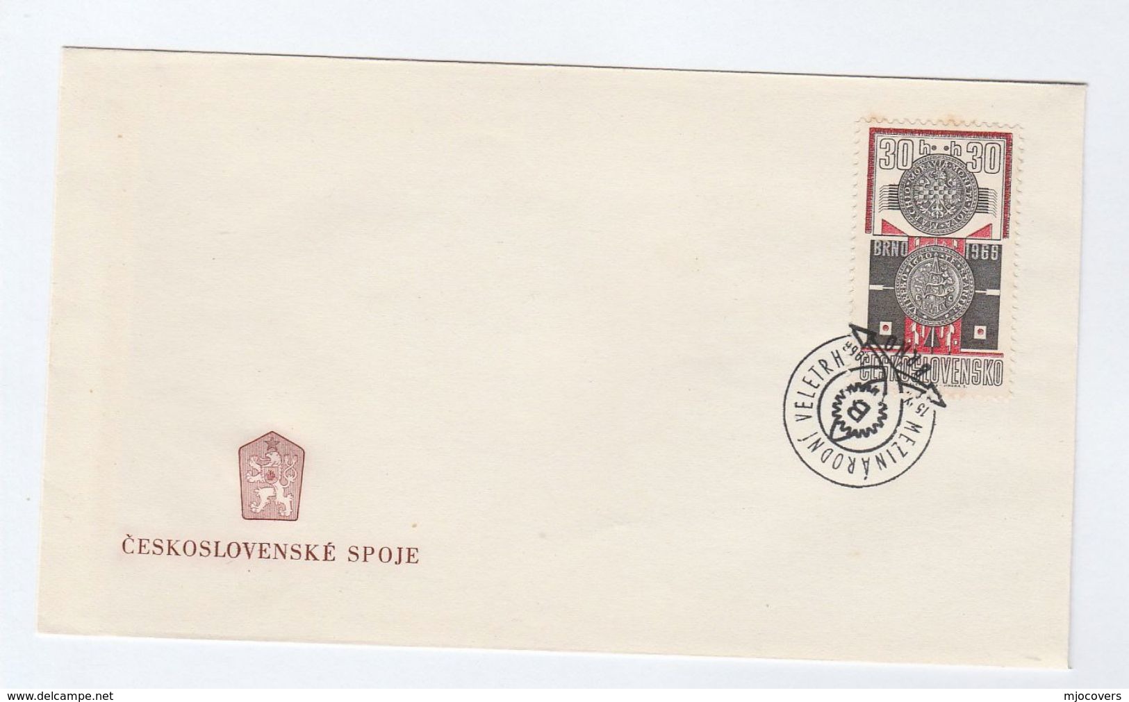 1966 Czechoslovakia BRNO INTERNATIONAL FAIR EVENT COVER Stamps - Covers & Documents