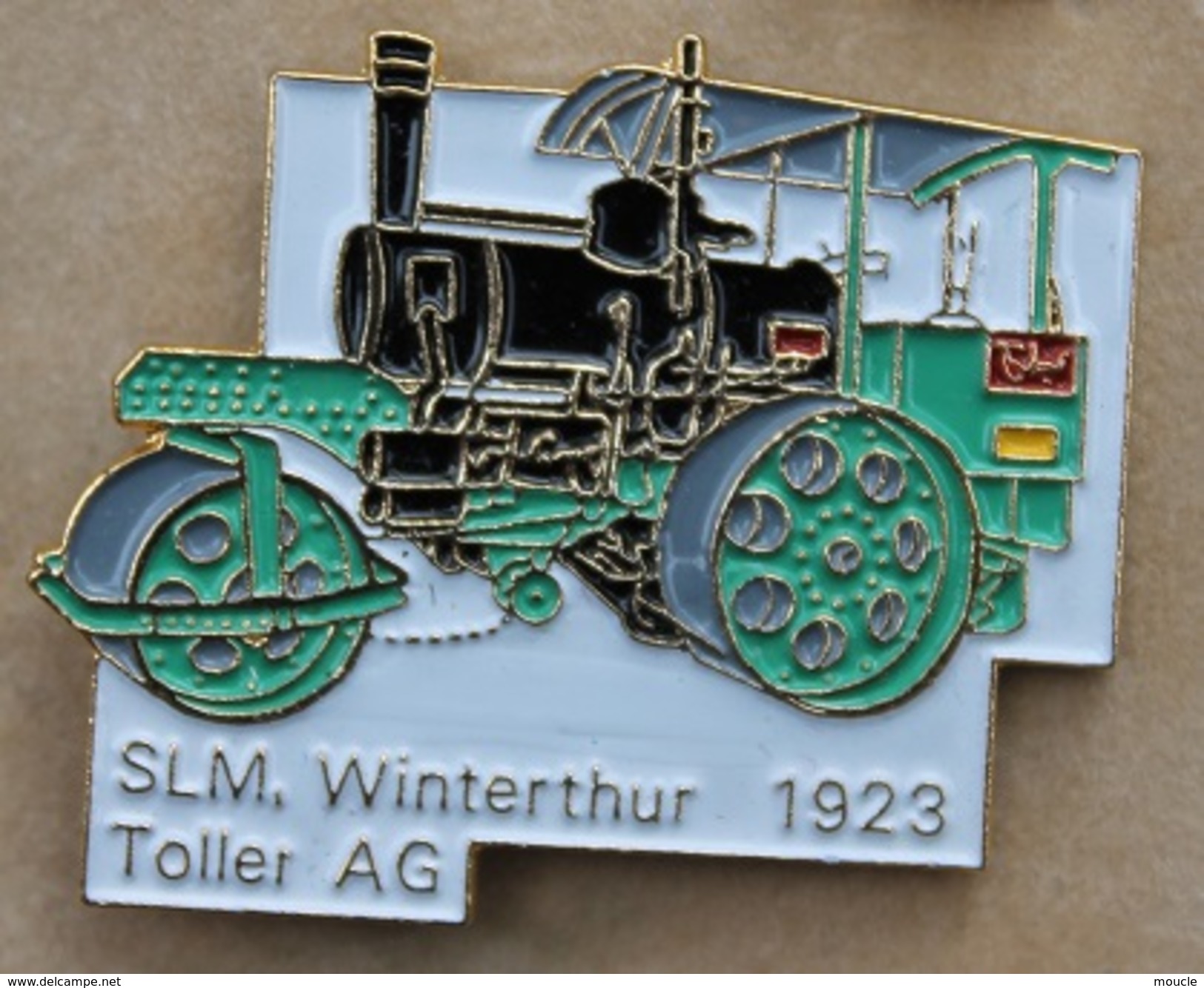 VIEL ENGIN DE CHANTIER 1923- TRAVAUX ROUTIERS - ROULEAU COMPRESSEUR - SLM - WINTERTHUR - TOLLER AG-SUISSE-SCHWEIZ- (19) - Autres & Non Classés