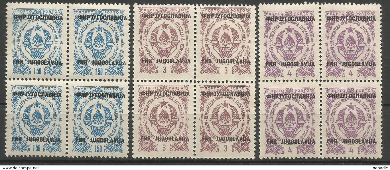 Yugoslavia,Porto V 1950.,MNH - Neufs