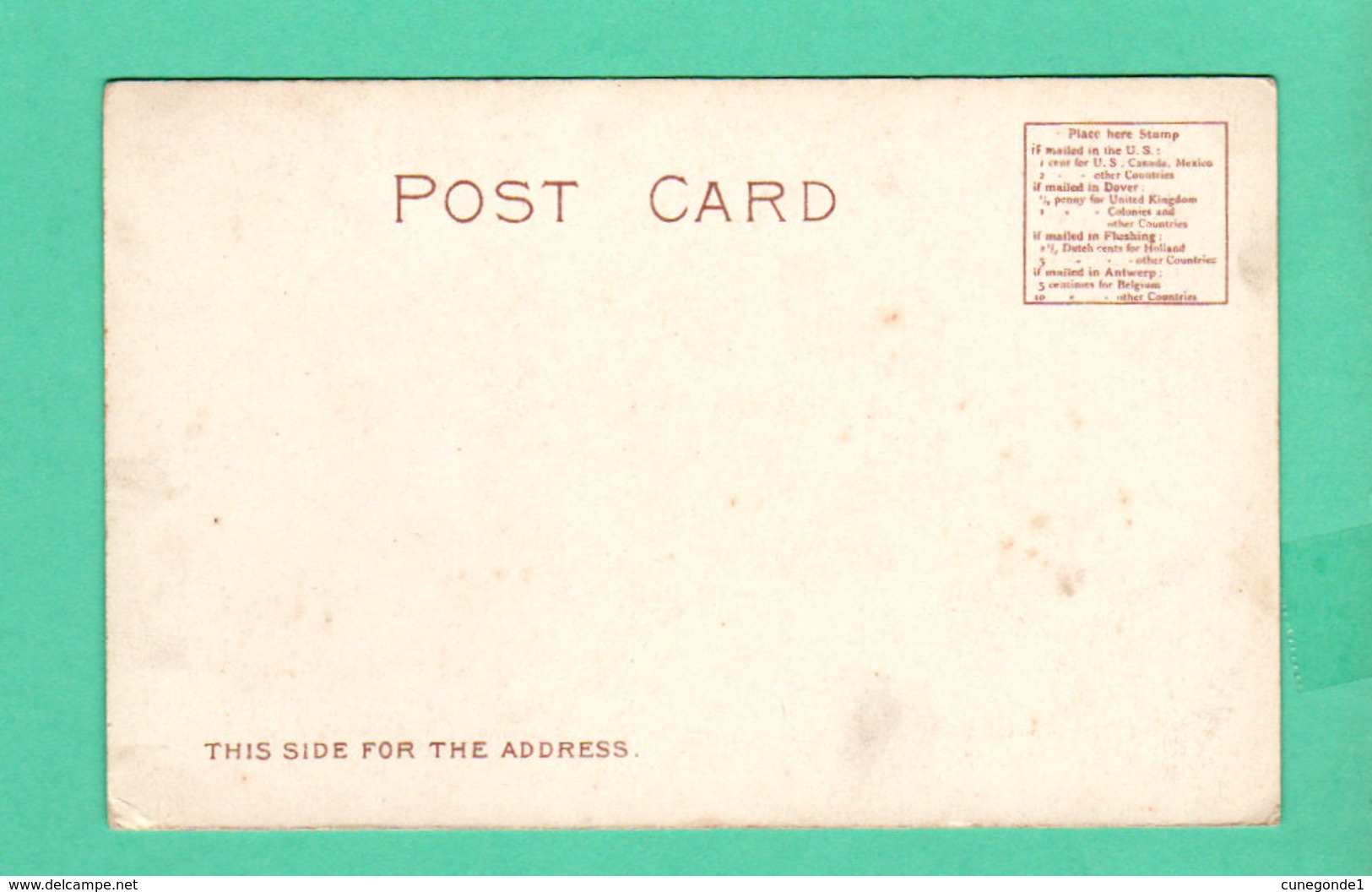 CPA PK +/- 1900 RED STAR LINE Antwerp New York / Antwerp Boston H-4 - Paquebots