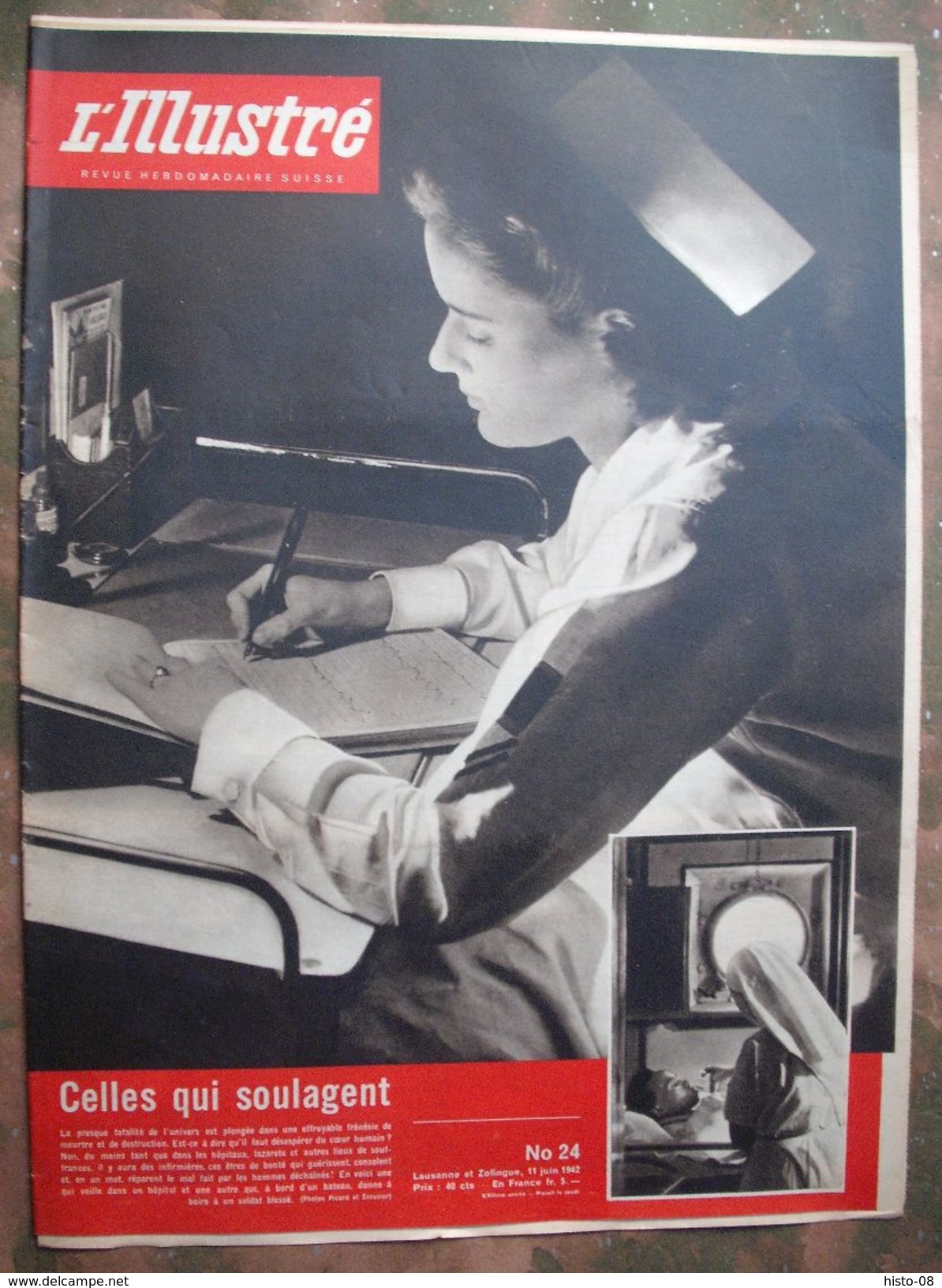 L'ILLUSTRE ( SUISSE ) .1942 : FRONTS EURAFRICAINS .PARACHUTISTES . BOMBARDIERS . GUERRE Des ONDES . JAPON .ACTUALITES . - Informations Générales