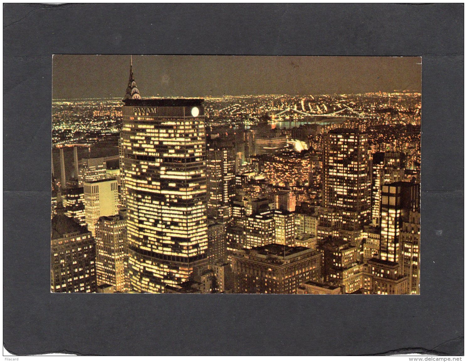 73423    Stati  Uniti,  New York  City At Night,  NV(scritta) - Multi-vues, Vues Panoramiques