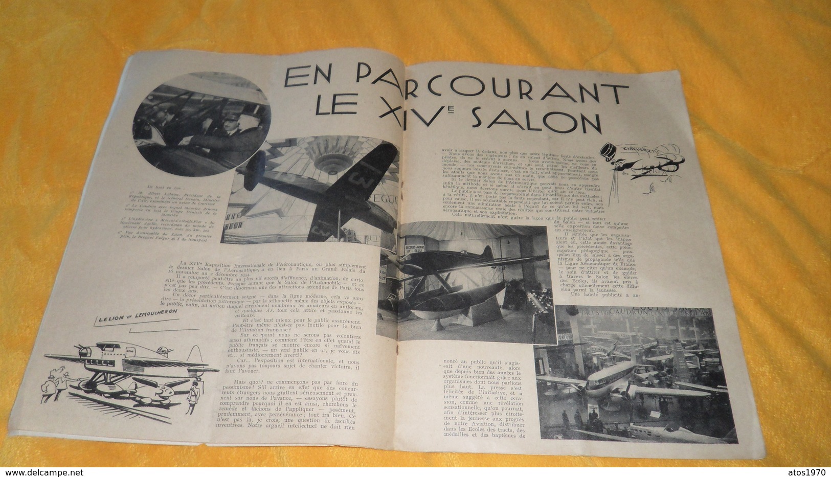 REVUE AERONAUTIQUE DE FRANCE 25e ANNEE. N°1 JANVIER 1935.