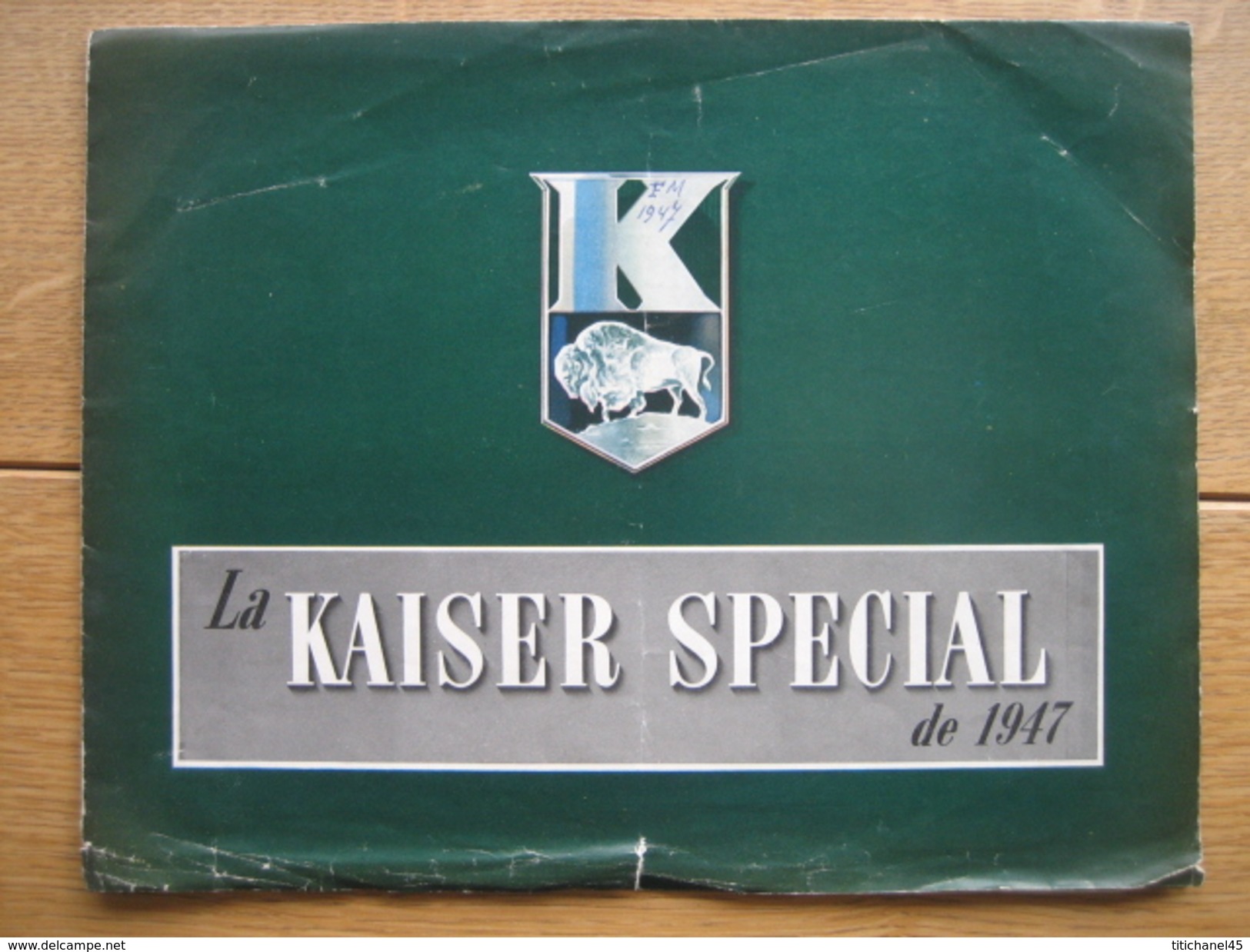 Dépliant Publicitaire De 1946 La KAISER SPECIAL De 1947 - KAISER-FRAZER CORPORATION MICHIGAN - Voitures