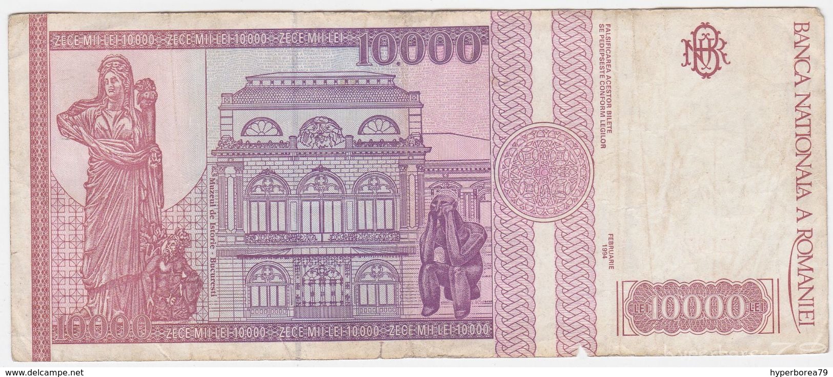 Romania P 105 - 10000 10.000 Lei 1994 - Fine+ - Rumania