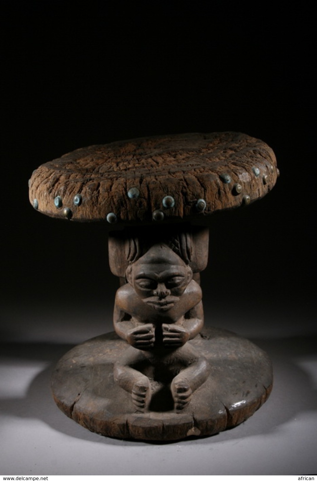 Art Africain Tabouret Tchokwé - Art Africain