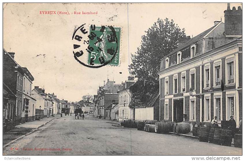 Evreux       27        Rue Isambard    Entrepot   ?? Tonneaux ????        (voir Scan) - Evreux